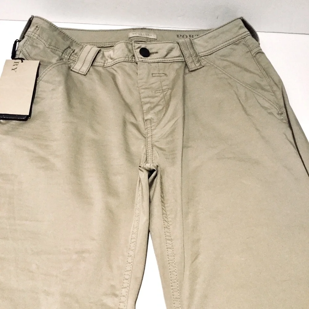 BURBERRY BRIT PORTLAND PALE SISAL COLOR PANTS. - Picture 4 of 6